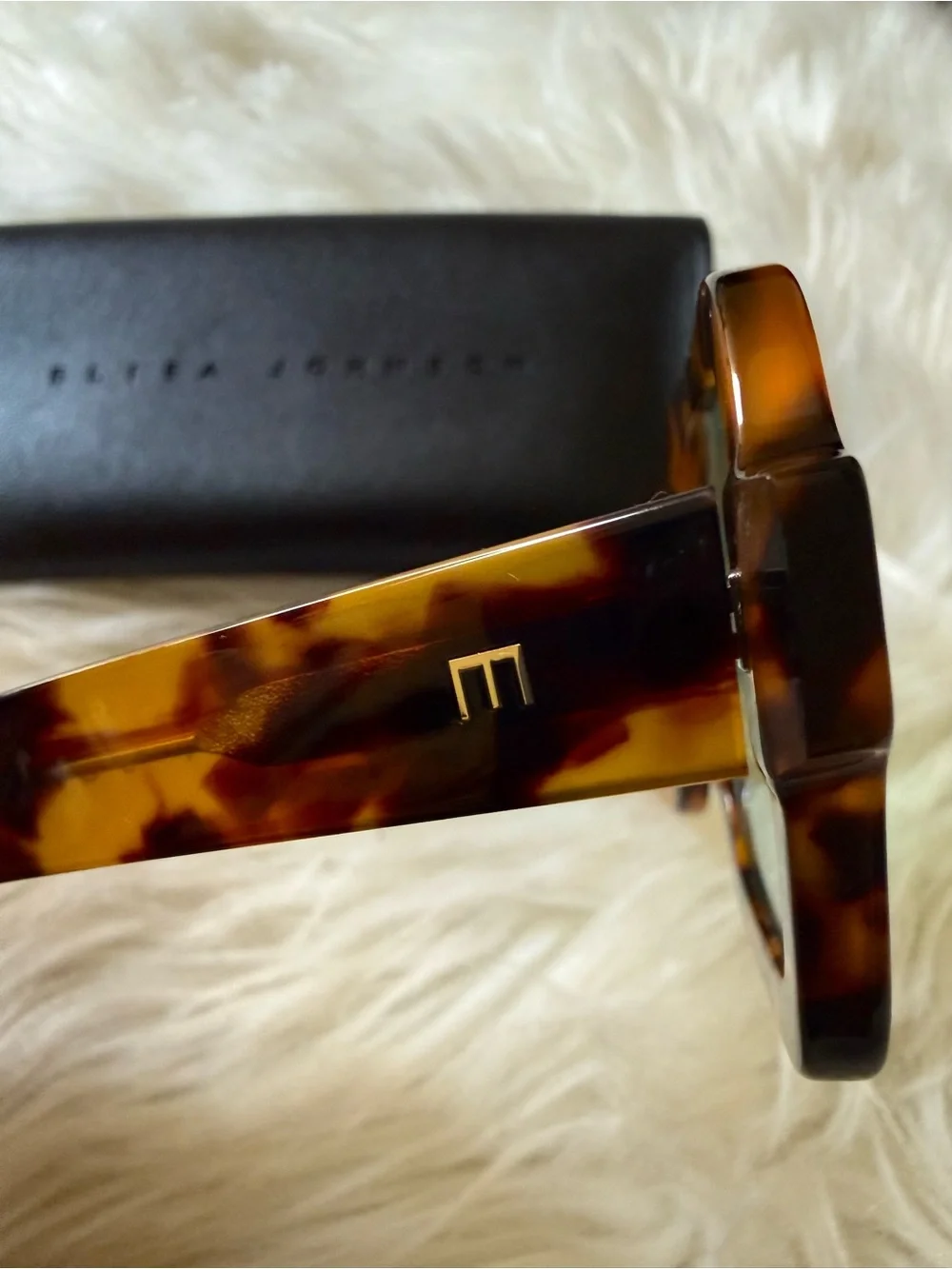 Elisa Johnson Tortoiseshell Sunglasses - Brown Tortoise Frame